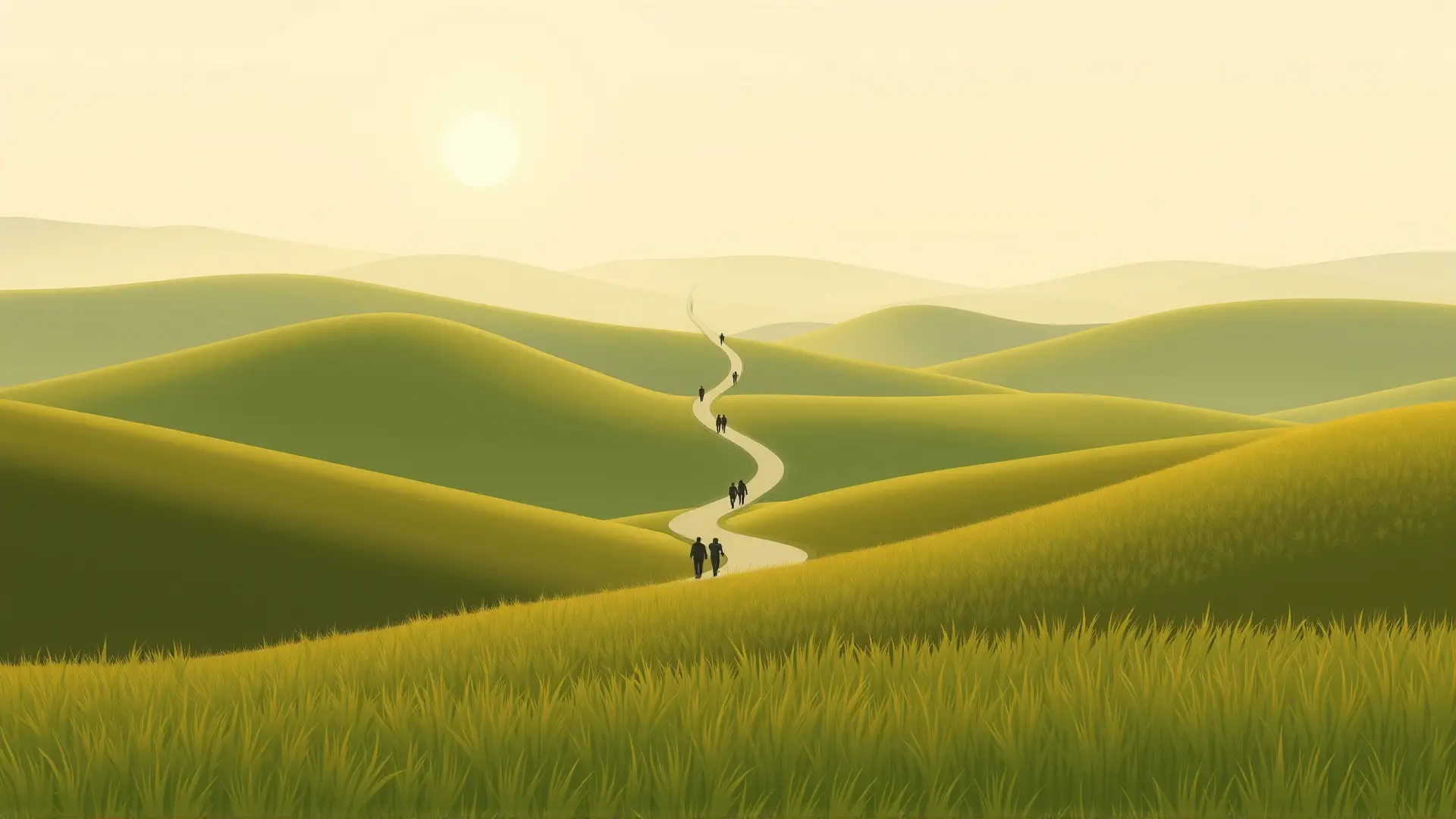 Paisaje sereno, contemplativo y armonioso