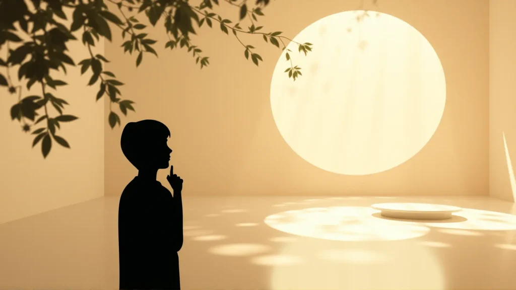Serenidad contemplativa en un espacio luminoso