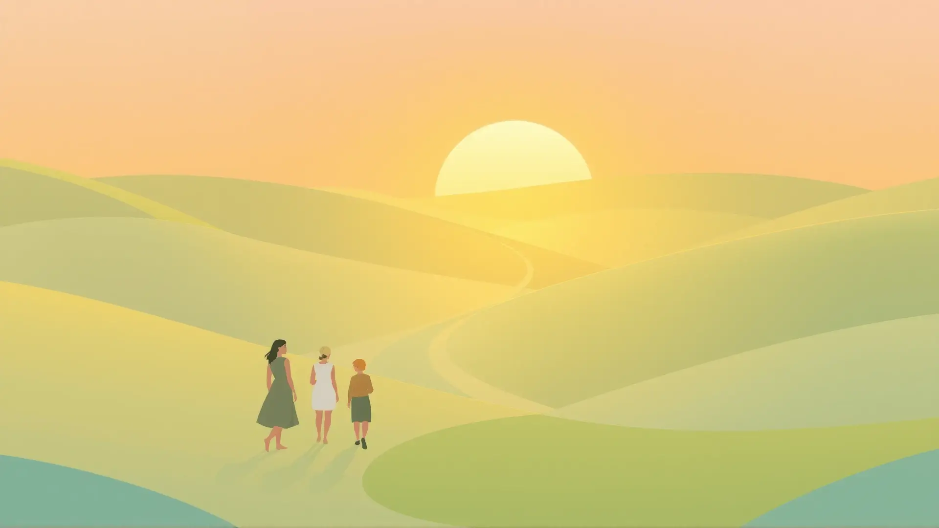 Paisaje sereno, introspectivo y esperanzador
