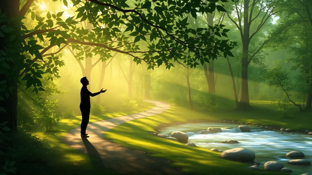 Paz interior se libera en la naturaleza