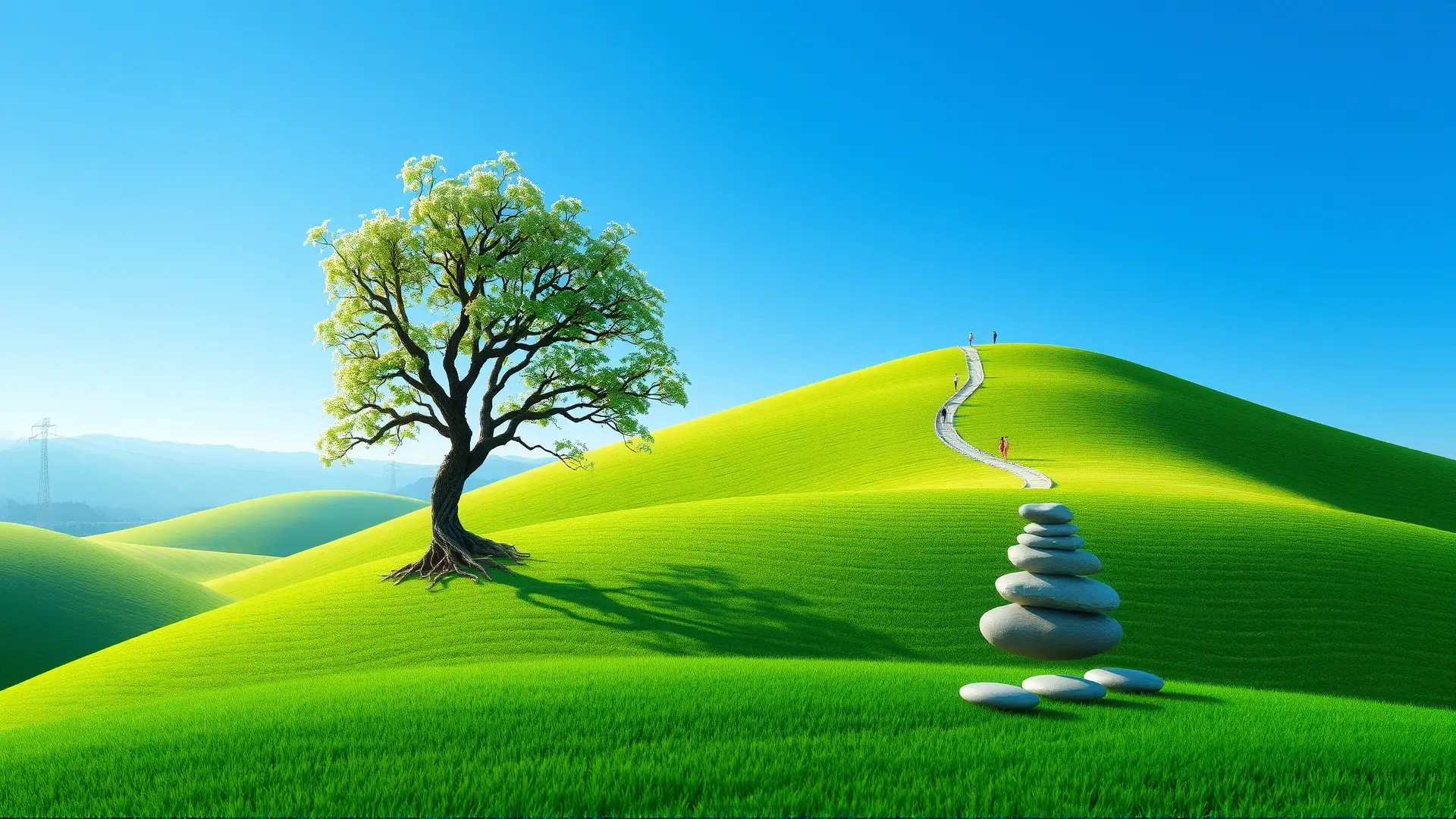 Paz y armonía en un paisaje sereno