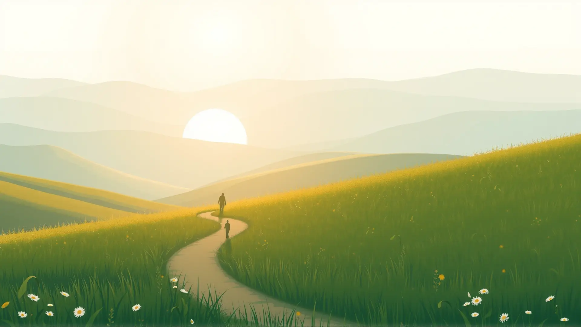 Un paisaje sereno invita a la exploración