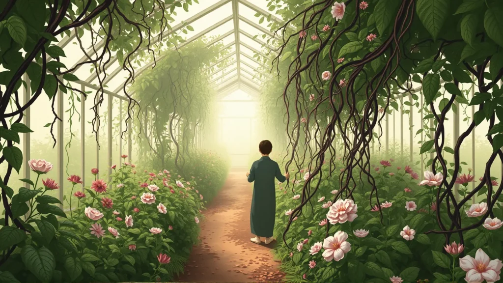 Un jardín resiliente evoca calma y esperanza
