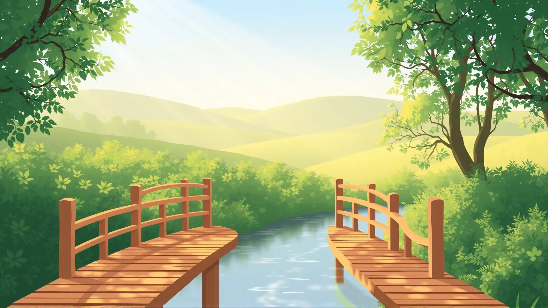 Paz, reflexión y conexión en un paisaje sereno