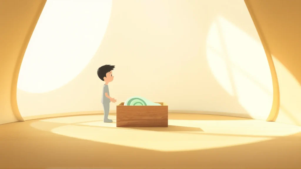 Contemplación serena en un espacio cálido