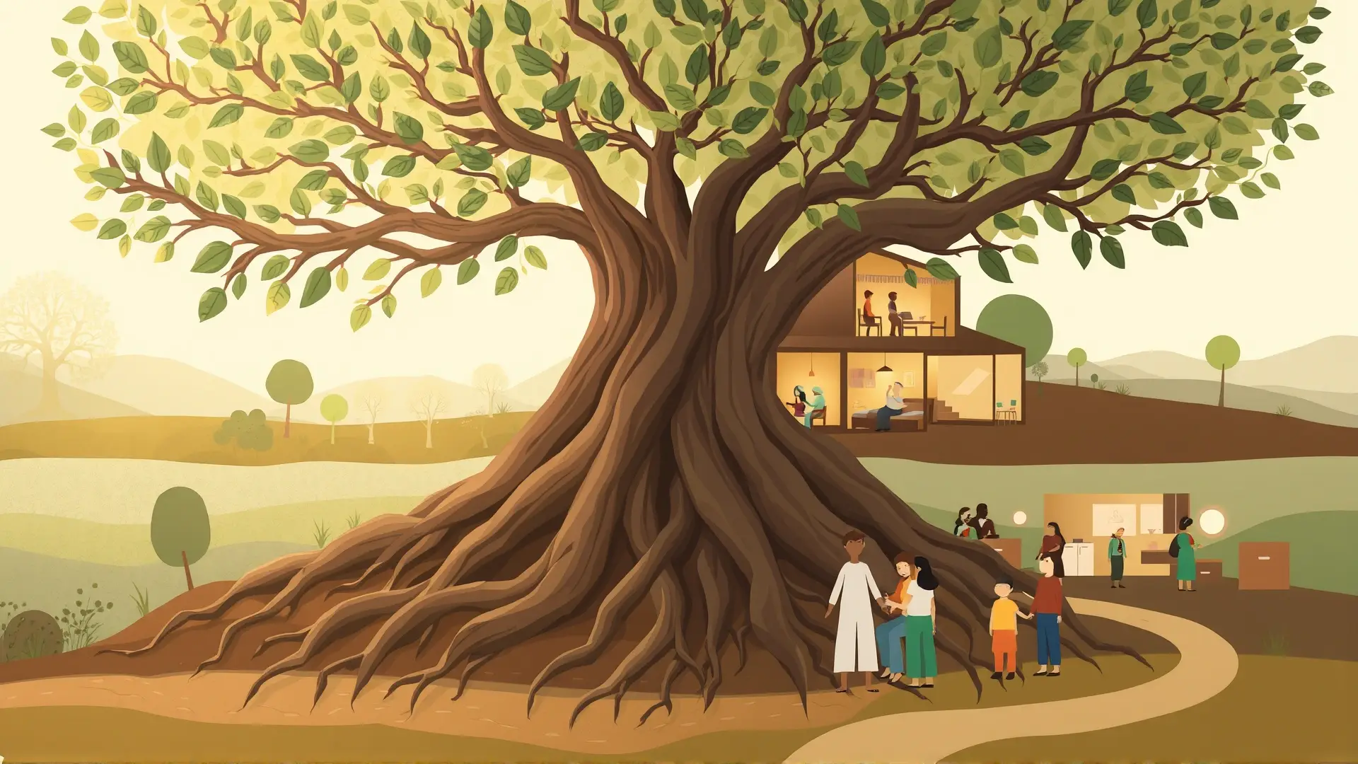 Comunidad, crecimiento y armonía natural